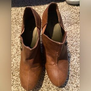 Brown Leather booties